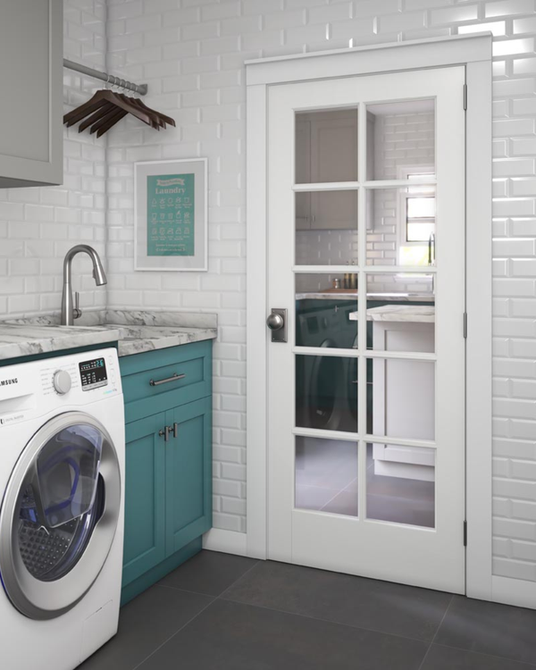 10 Lite French Interior Door (Primed)