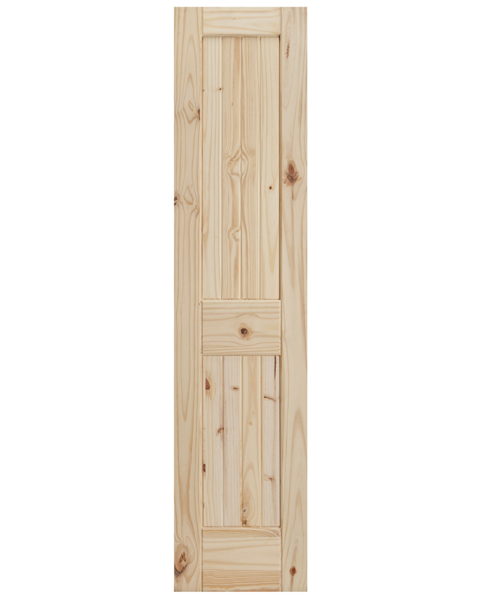 PiNE ② EightDoors 24-in x 80-in Natural 2-panel arch top Smooth