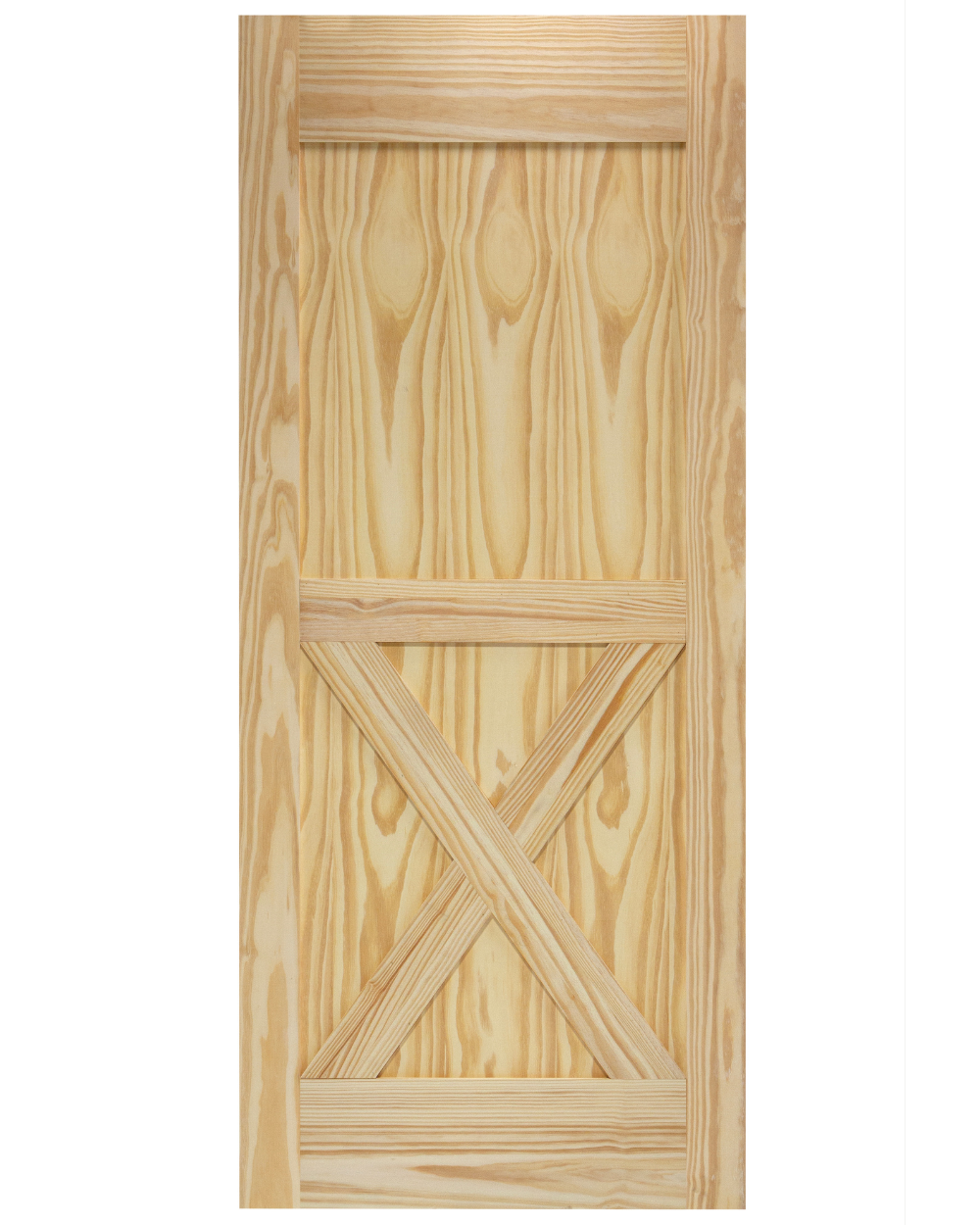 Half X-Brace Barn Door - Image 1