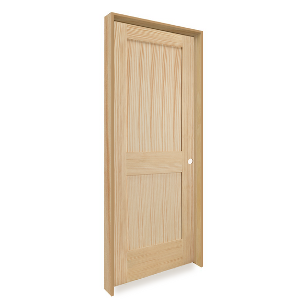 Prehung 2 Panel Shaker Style Interior Door