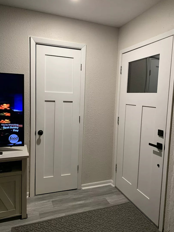 3 Panel Shaker Style Interior Door (Primed)