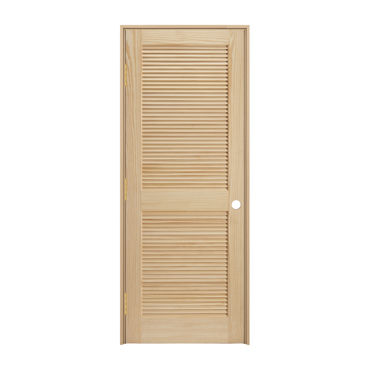 Prehung Stain Grade 2 Louver Panel Interior Door - Image 1