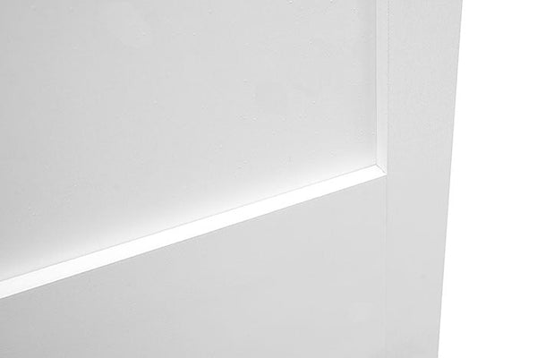 Single Panel Shaker Style Interior Door (Primed) | Prehung | 2-3/8 Backset