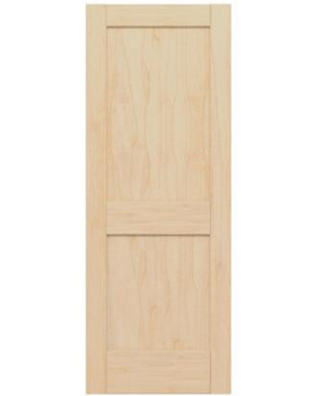 2 Panel Shaker Style (Maple)