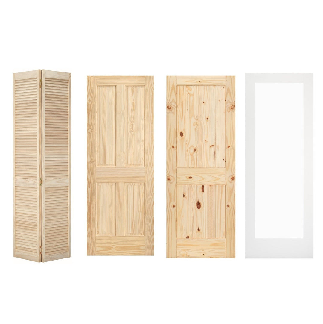 Louvered Interior Doors | Solid Pine Slab & Bifold