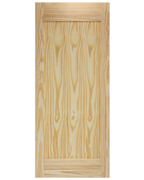 Single Panel Pine Wood Interior Barn Door - Image 2
