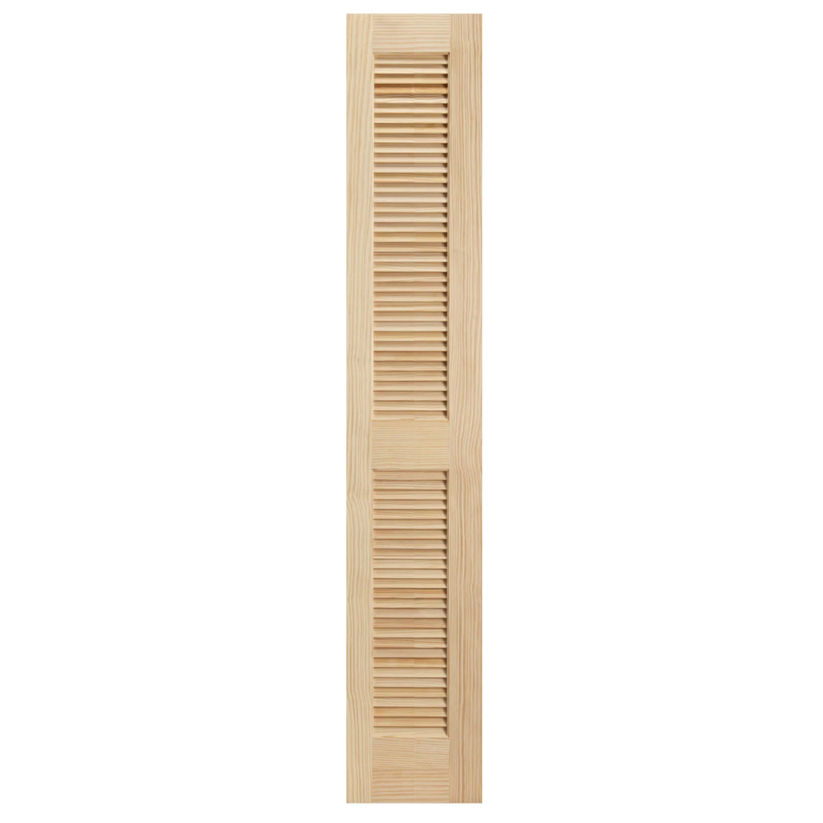 Stain Grade 2 Louver Panel Interior Door - Image 5
