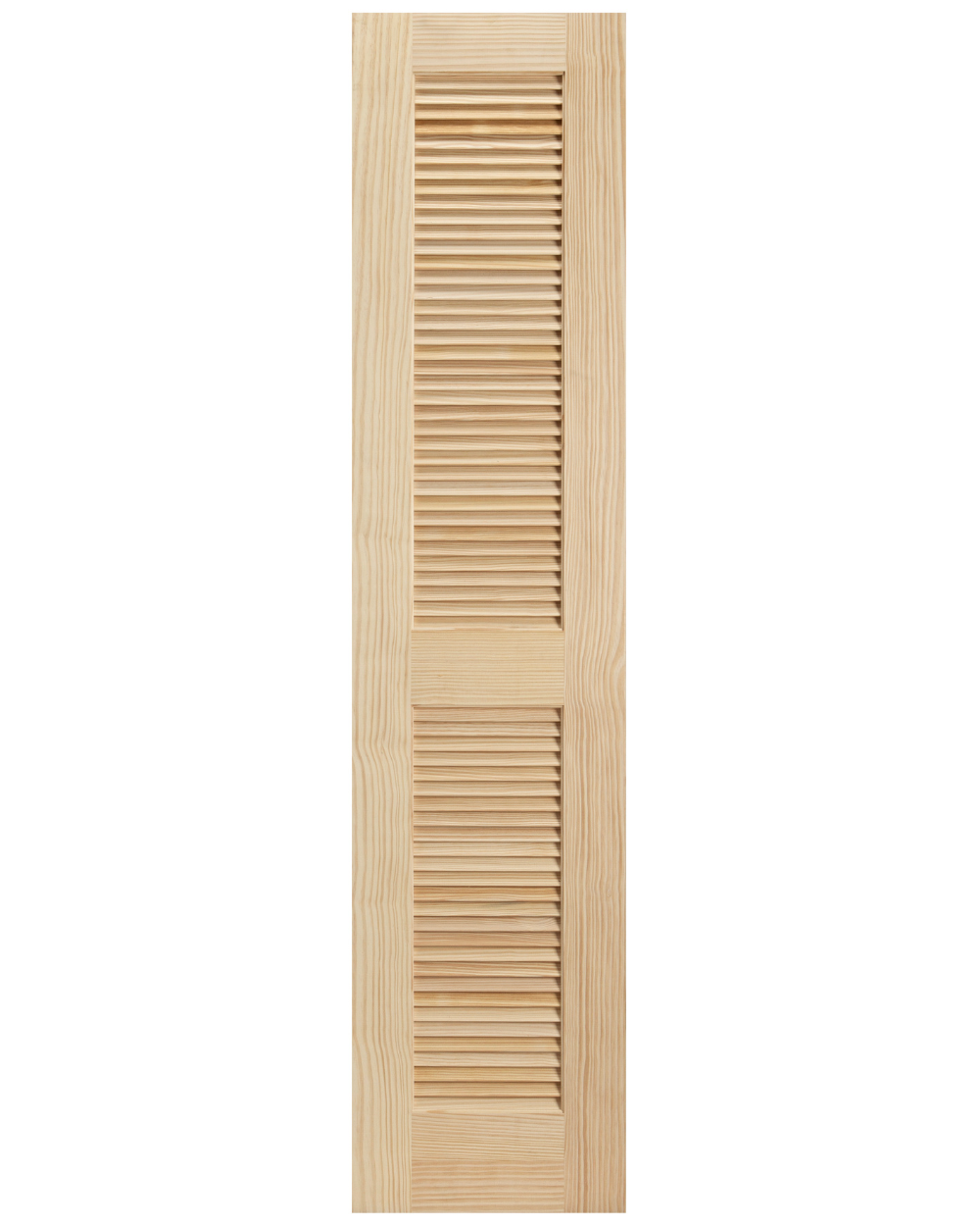 Stain Grade 2 Louver Panel Interior Door - Image 2