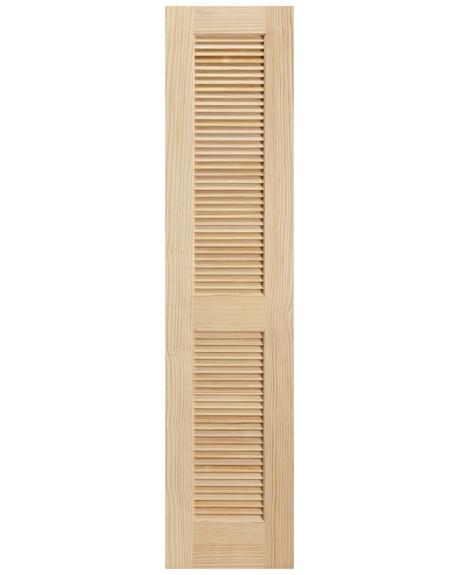 Stain Grade 2 Louver Panel Interior Door - Image 2