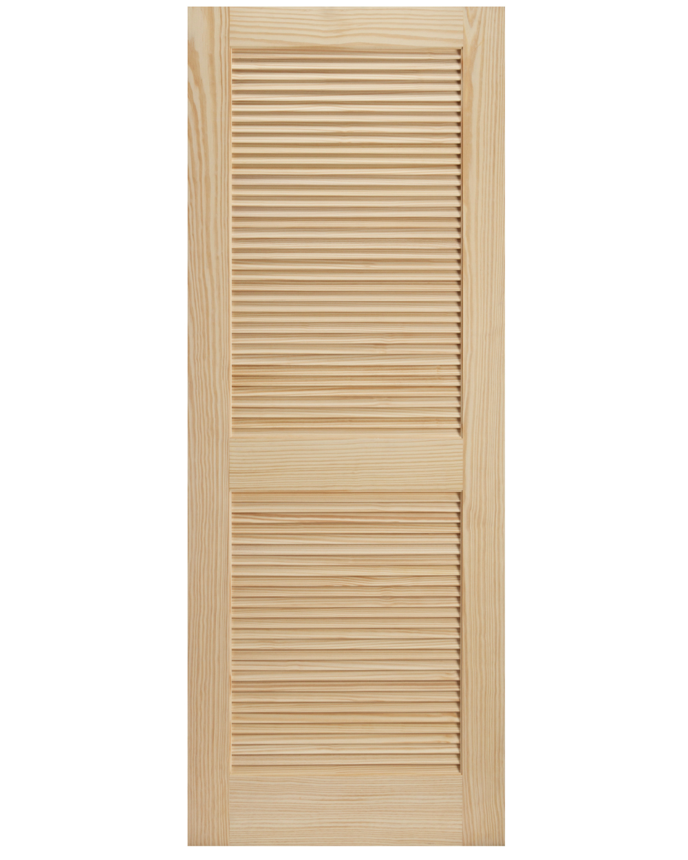 Stain Grade 2 Louver Panel Interior Door