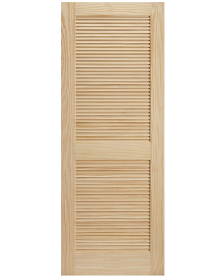 Stain Grade 2 Louver Panel Interior Door - Image 1