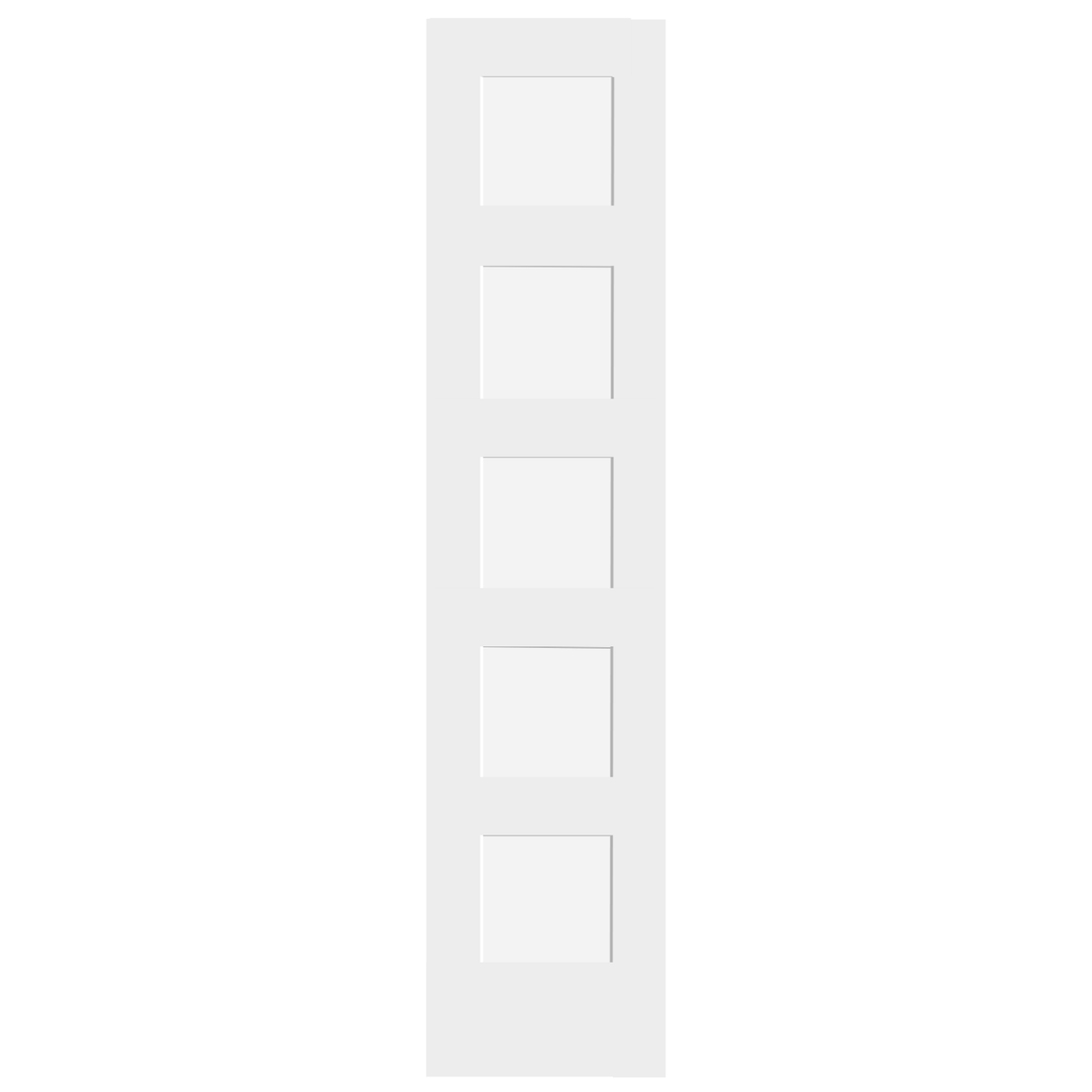 5 Panel Shaker Style Interior Door (Primed)