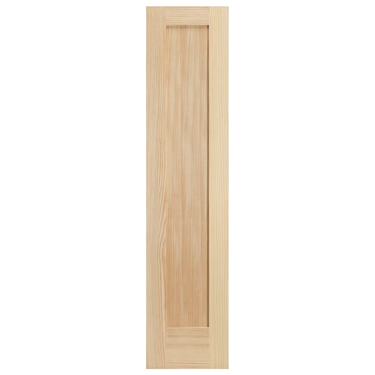 Single Panel Shaker Style Pine Wood Interior Door - Image 5