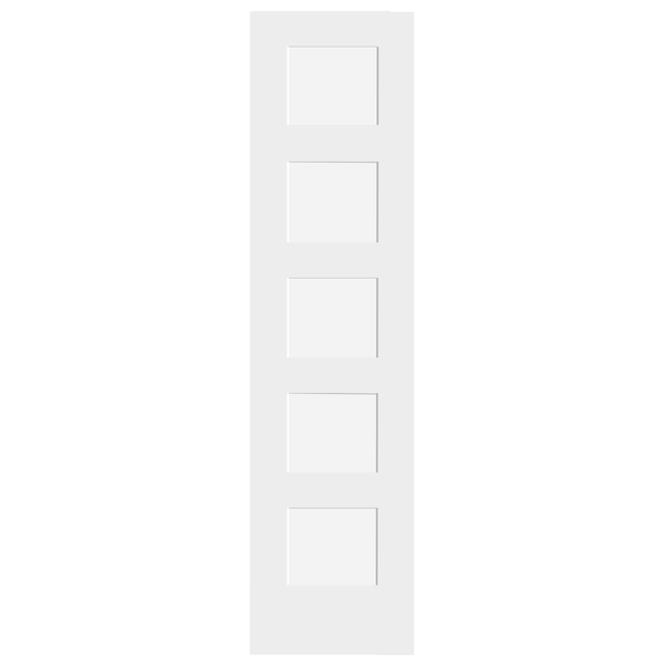 5 Panel Shaker Style Interior Door (Primed)