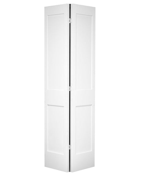 2-Panel Shaker Style Pine Bifold Prehung Door (Primed)