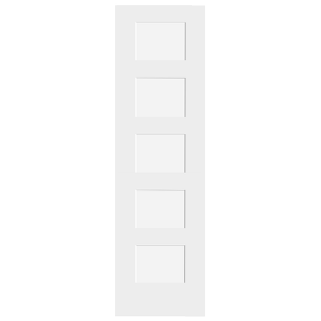 5 Panel Shaker Style Interior Door (Primed)