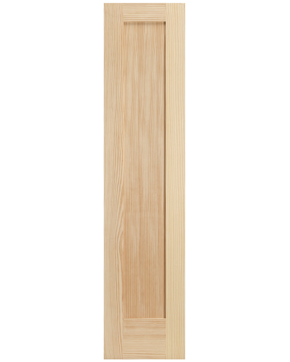Single Panel Shaker Style Pine Wood Interior Door - Image 2