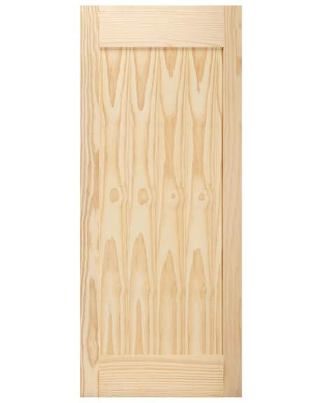 Single Panel Pine Wood Interior Barn Door - Image 1