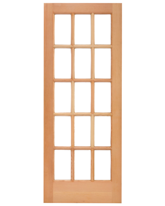 Fir 15 Lite Exterior Door