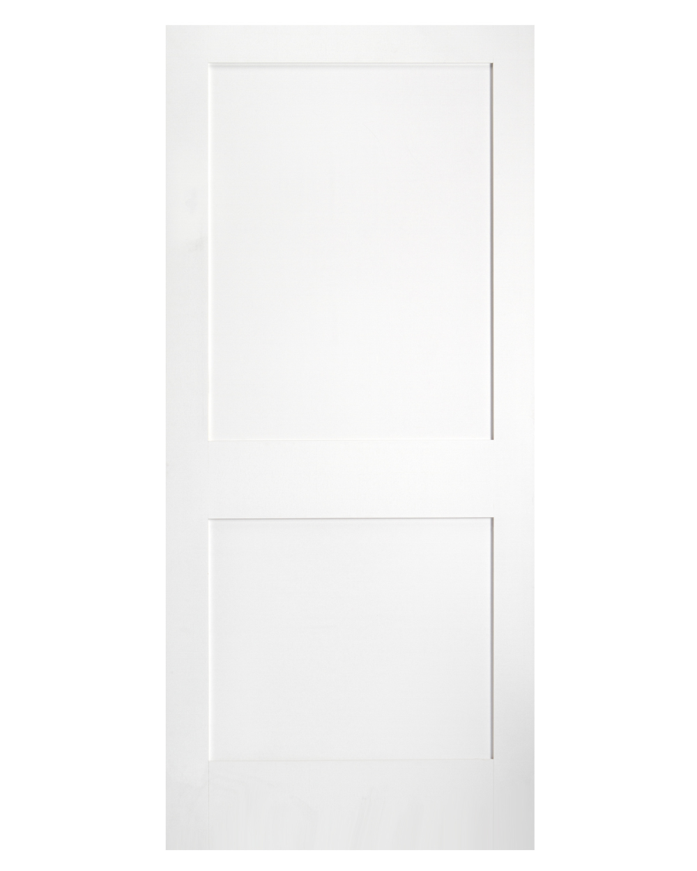 Primed 2 Panel 20 Minute Fire Rated Exterior Door - Image 1