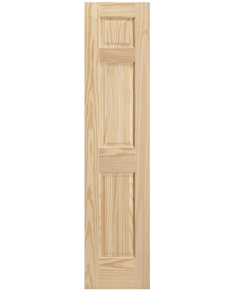 6 Panel Raised Double Hip Solid Pine Interior Prehung Door