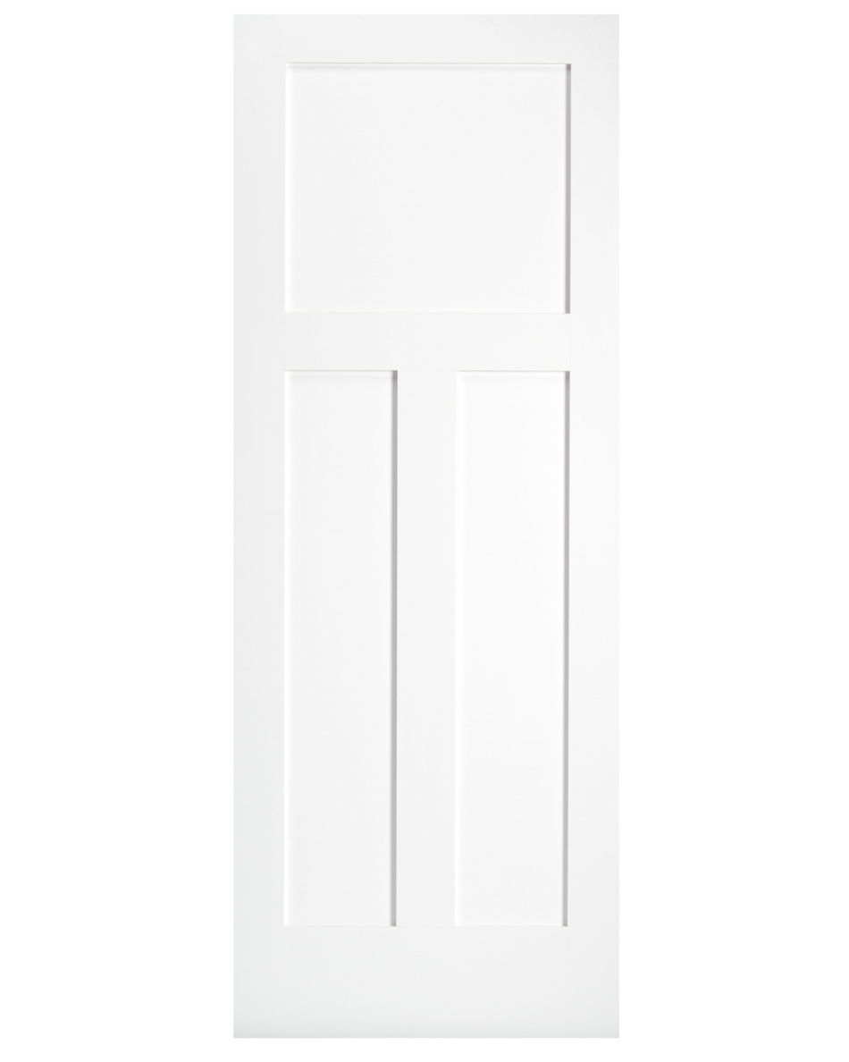 3 Panel Shaker Style Interior Door (Primed)