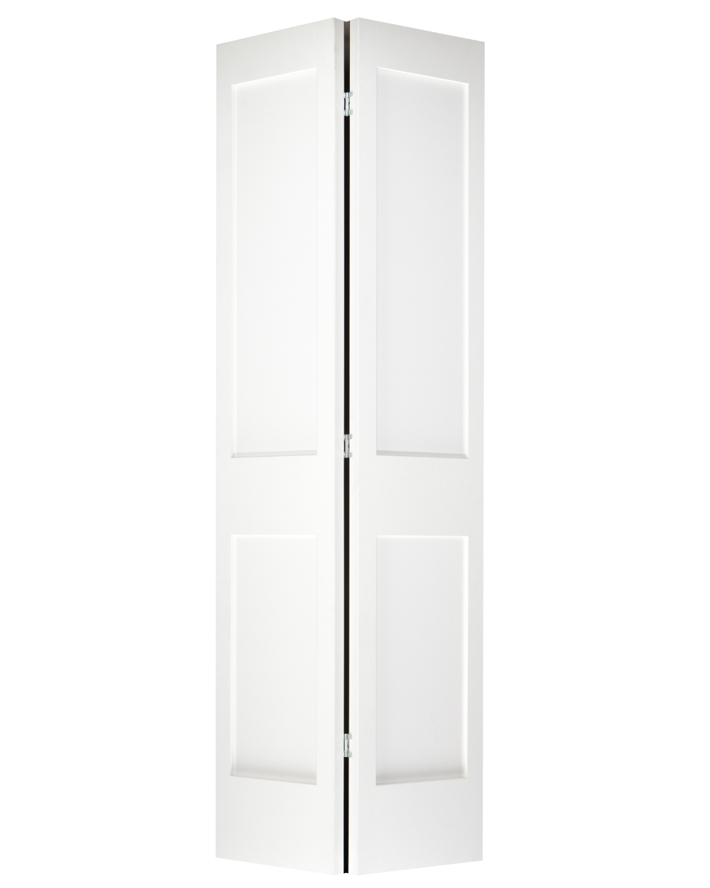 2-Panel Shaker Style Pine Bifold Prehung Door (Primed)