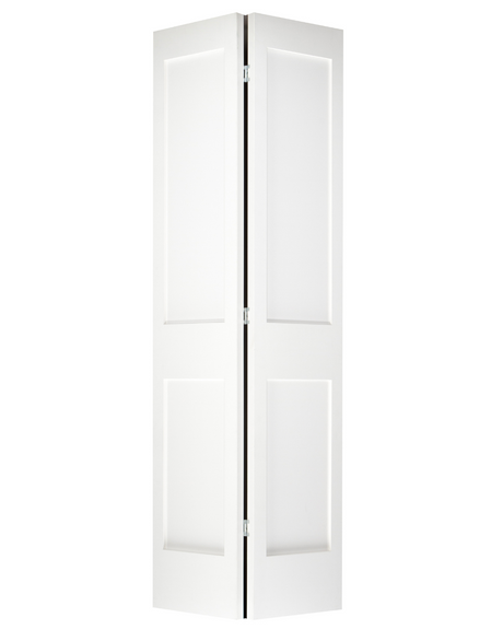 2-Panel Shaker Style Pine Bifold Prehung Door (Primed)