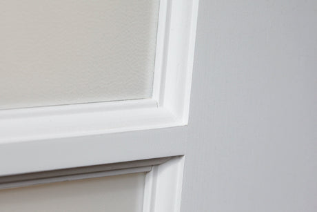 Single Lite Solid Core Wood Glass Panel French Interior Door (Primed) - Image 2