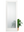Single Lite Frosted Shaker Style Interior Door (Primed) | Prehung | 2-3/8 Backset
