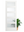 5 Frosted Glass Panel Shaker Style Interior Door (Primed) | Prehung | 2-3/8 Backset