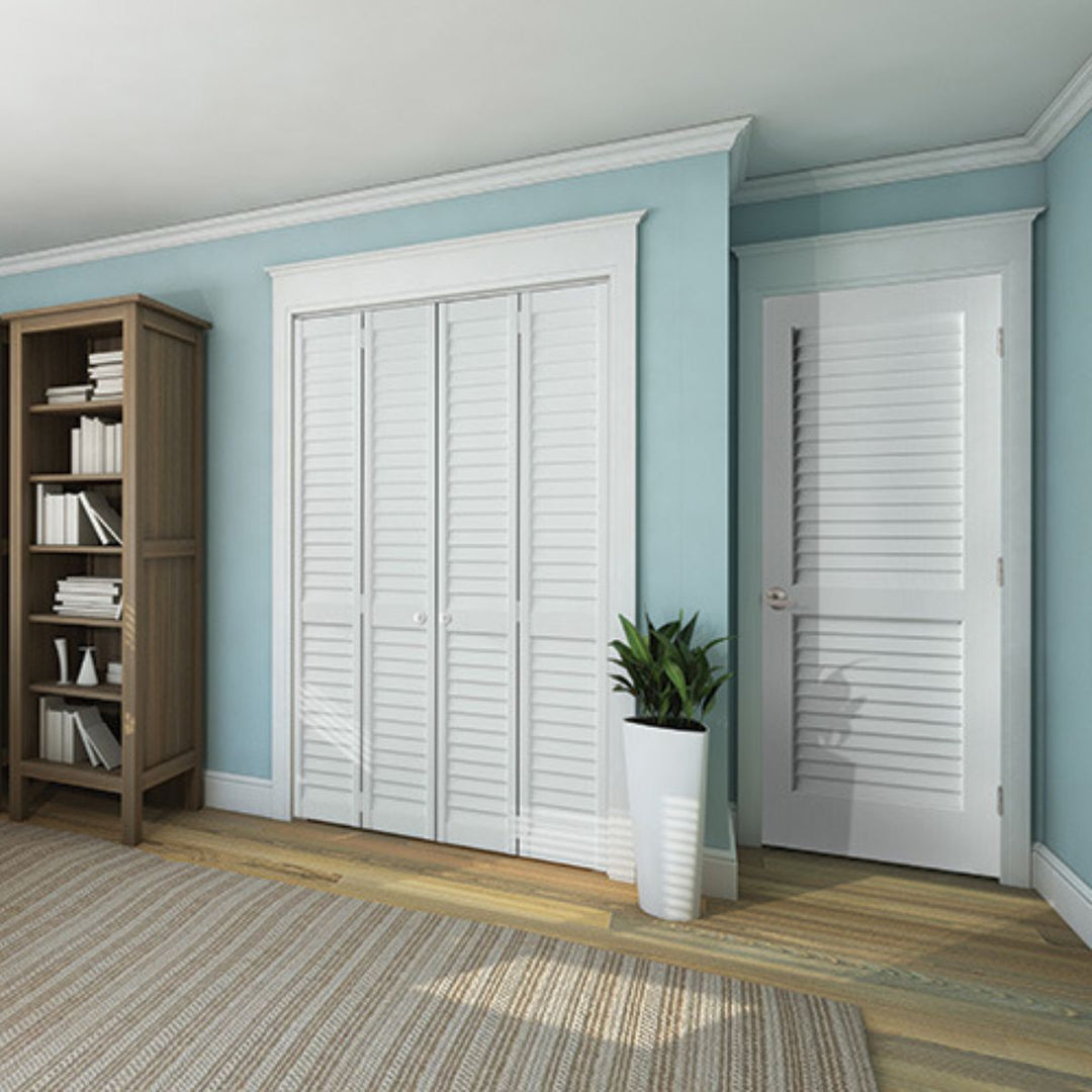 Louvered Interior Doors | Solid Pine Slab & Bifold