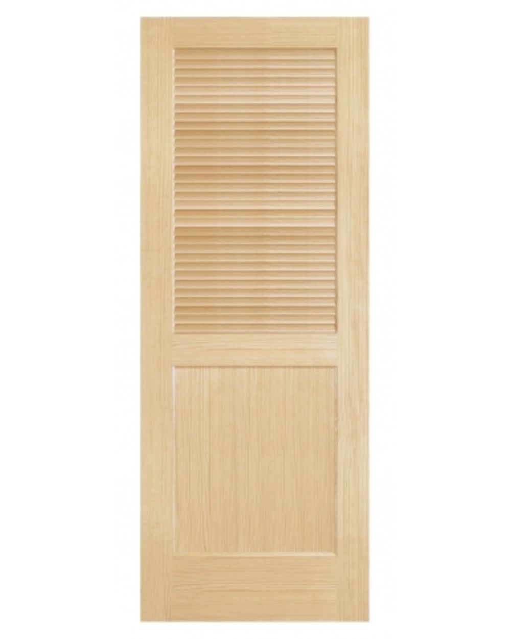 Louver Over Raised Panel Interior Door - Image 1