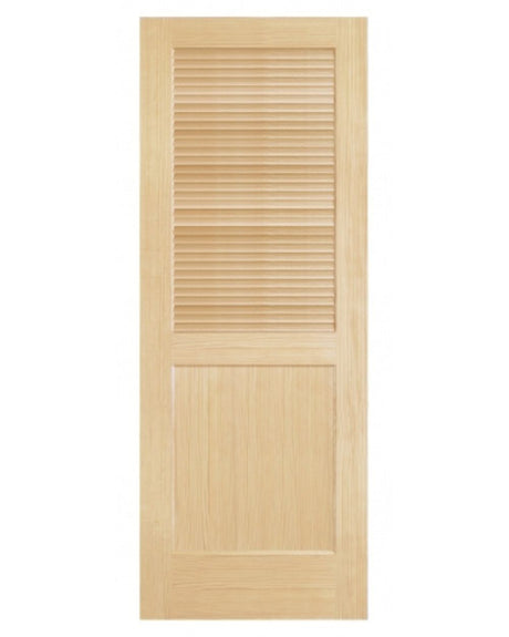 Louver Over Raised Panel Interior Door - Image 1