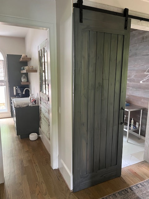 Bent Strap Barn Door Hardware