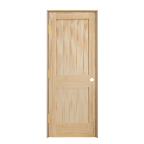 Prehung 2 Panel Shaker Style Interior Door - Image 1