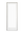 Prehung Single Lite Clear Shaker Style Interior Door (Primed)