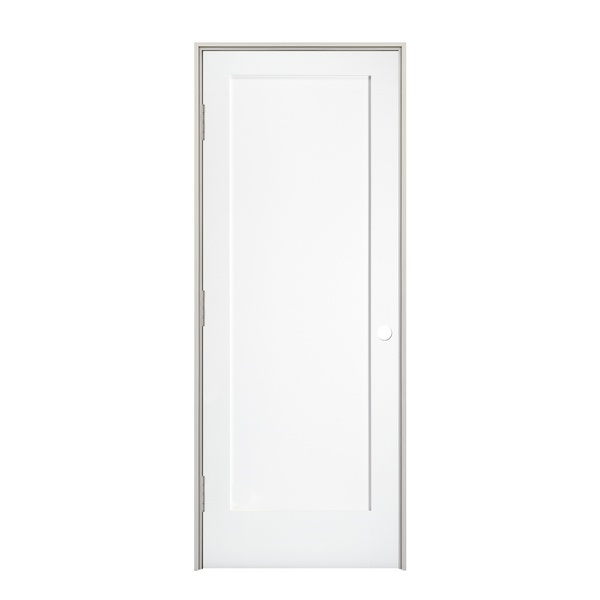 Prehung Single Panel Shaker Style Interior Door (Primed)