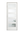 Prehung 5 Frosted Glass Panel Shaker Style Interior Door (Primed)