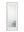 Prehung Single Lite Frosted Shaker Style Interior Door (Primed)