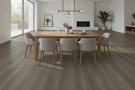 Casselton - Gray and Brown Blended Oak Luxury Vinyl SPC Flooring - Image 3