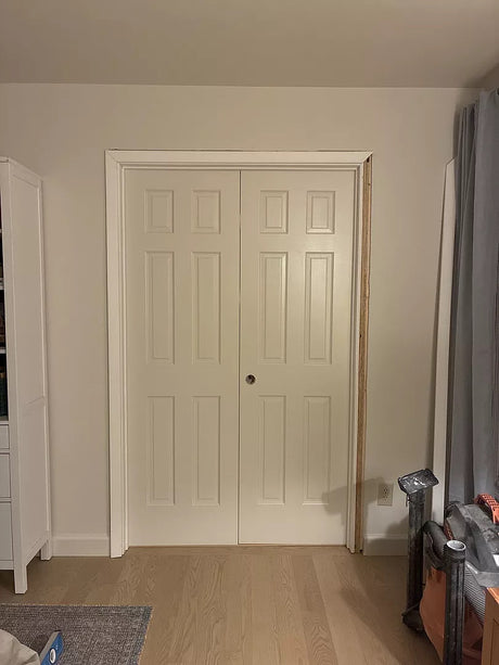 6 Panel Raised Double Hip Solid Pine Interior Prehung Door