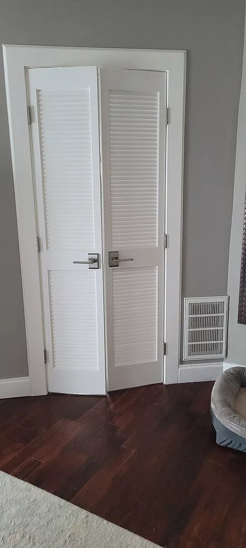 2 Louver Panel Interior Door (Primed) - Image 3
