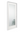 Prehung Single Lite Frosted Shaker Style Interior Door (Primed)