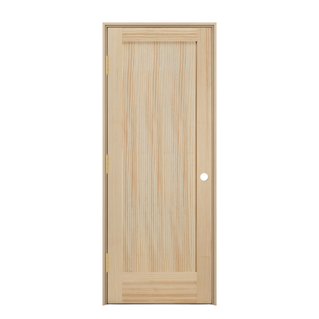 Prehung Single Panel Shaker Style Interior Door - Image 1