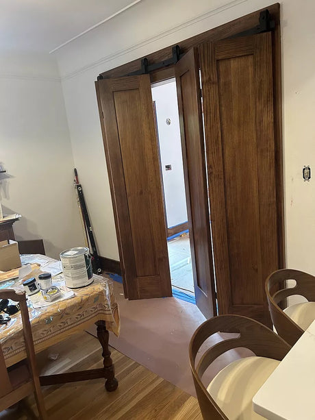 Single Panel Shaker Style Pine Wood Interior Door - Image 3