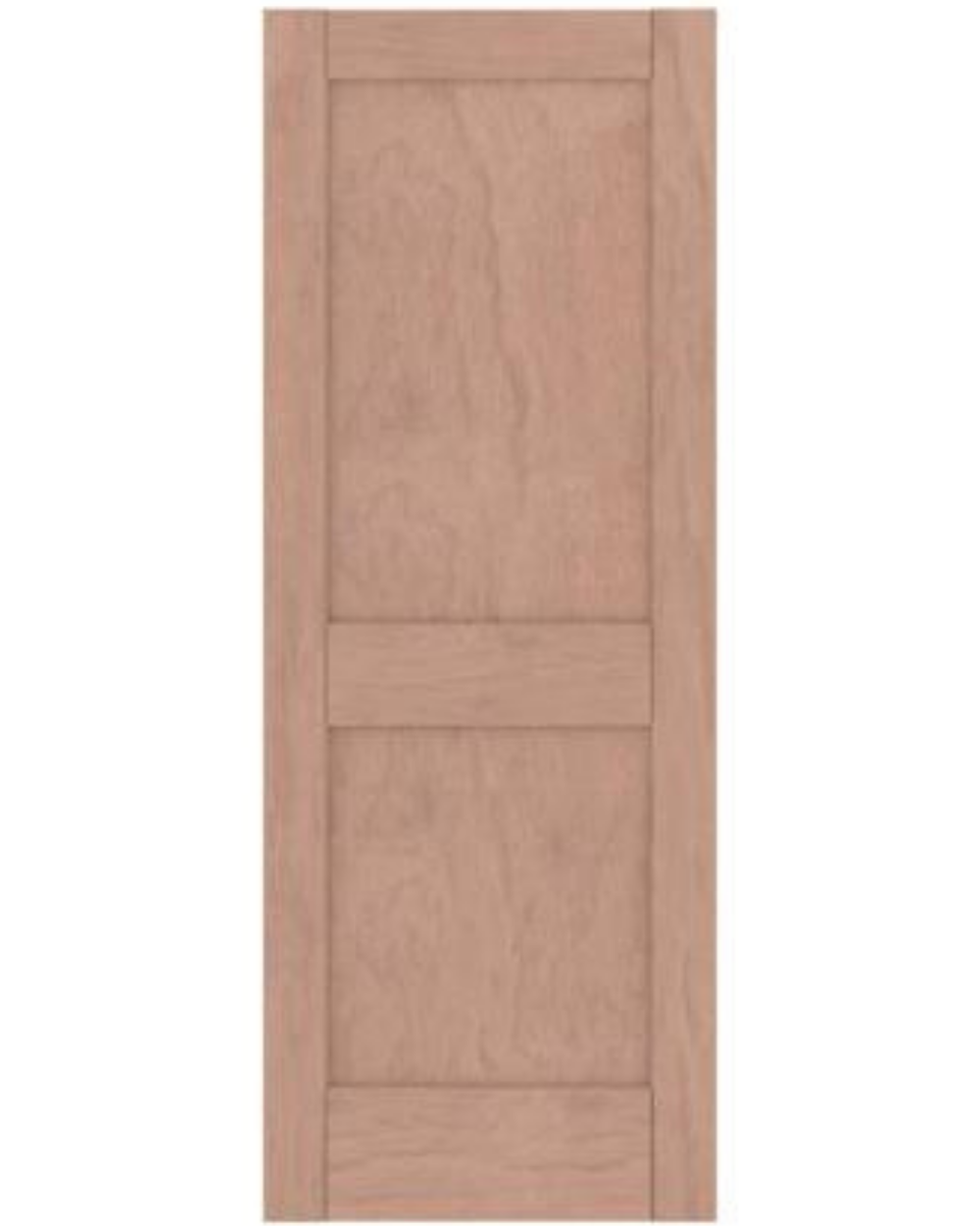 2 Panel Shaker Style (Mahogany)