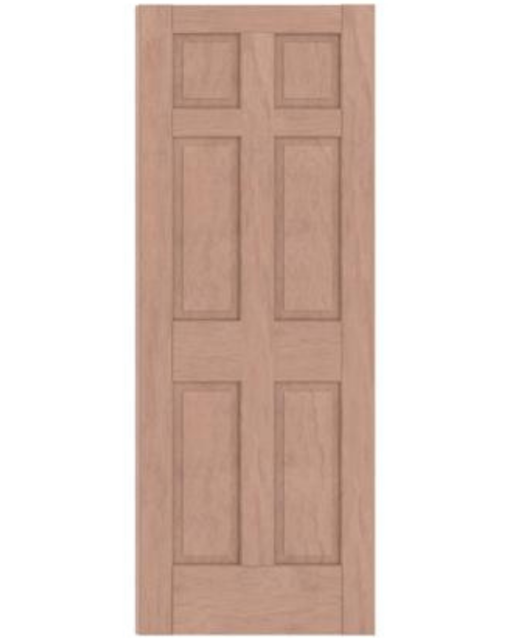 Raised Single Hip 6 Panel (Mahogany)