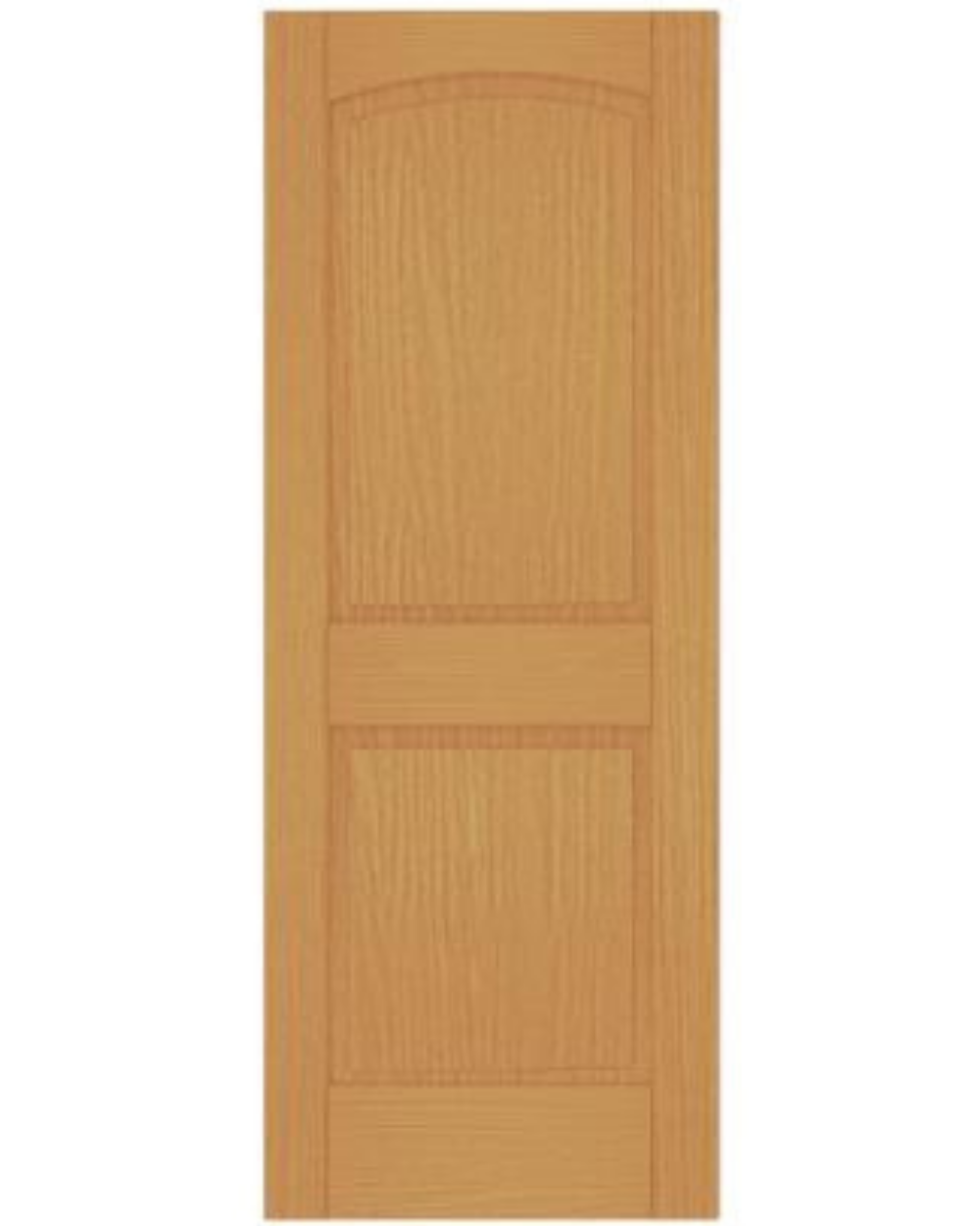 2 Panel Arch Top (Red Oak)