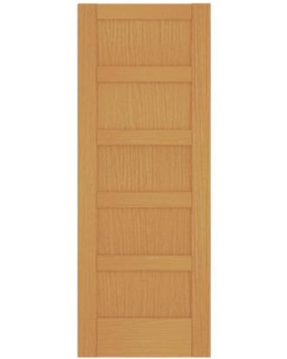 5 Panel Shaker Style (Red Oak)